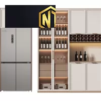 TỦ RƯỢU NGỌC THỊNH TỦ RƯỢU GỖ MDF CHỐNG ẨM